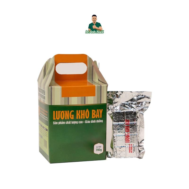 Lương khô bay dinh dưỡng hộp 700g( 10 túi x2 thanh)