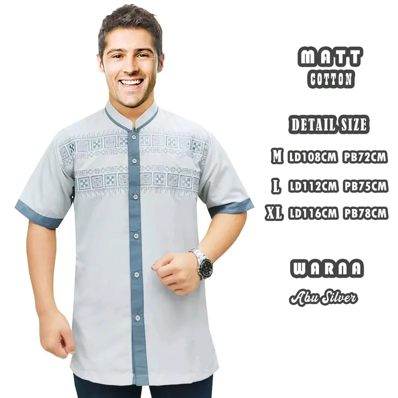 Baju Koko Pria Dewasa Terbaru Koko Syubbanul Muslimin Koko Azzahir Koko Baju Koko Lengan Pendek 5