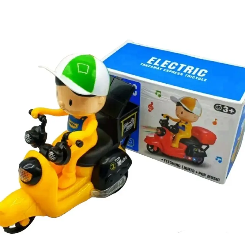Mainan Motor kurir Takeaway Ekspress Tricycle Elektrik
