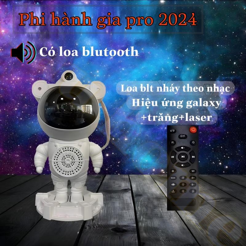 ĐÈN PHI HÀNH GIA PRO 2024, có loa, nháy theo nhạc, đèn laze+cực quang+trăng sao
