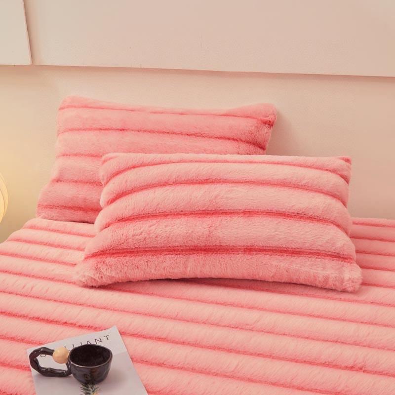 Ga gối nỉ lông hồ ly 3 món mềm mại ấm áp giữ nhiệt nhiều màu 3 size M6, M8, 2M Rubi decor 6