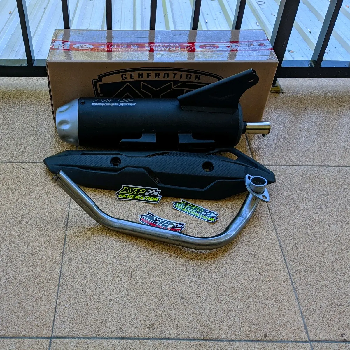 KNALPOT BEAT TABUNG VARIO BY AYP PRO ORIGINAL SUARA NGEBAS ADEMM Motor