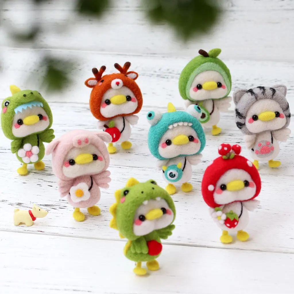 Wool Felt DIY Craft Kit Plush Doll Chick Children's Adult Handmade Toy