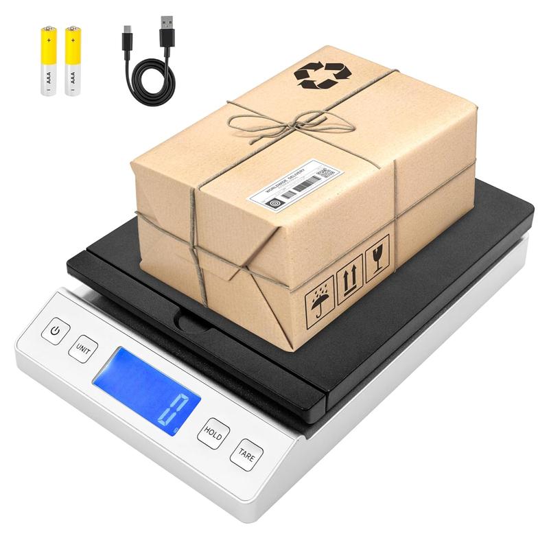 Acteck A-CK65BS 65Lbx0.1Oz Digital Postal Scale With Batteries And