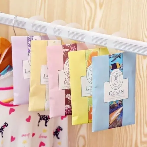 PENGHARUM PAKAIAN AROMA FRESH - PARFUM LEMARI BAJU SEPATU LACI - AROMATERAPI KERTAS AMAN Kamar Tidur Tahan Lama