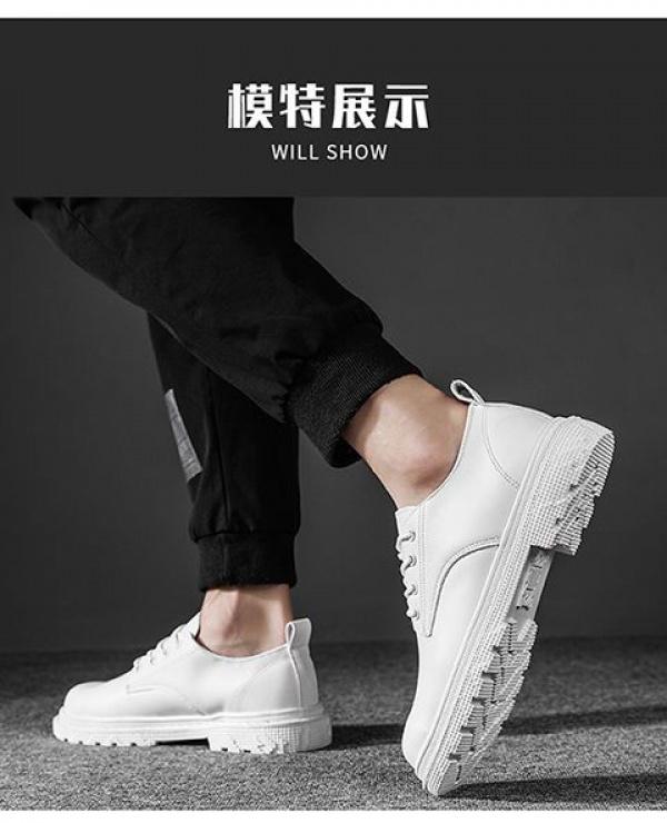 Product Introduction of Giày Nam, Cổ Cao Và Cổ Cao, Màu Trắng, Cỡ Nhỏ 35, Boot Công Nhân, Cỡ 38, Thích Hợp Cho Mùa Thu Và Mùa Đông, Bốt Da Tạo Mẫu Tóc, Bốt Martin, Cho Nam 7