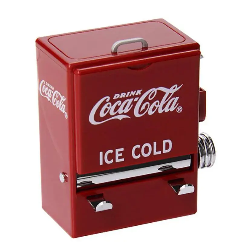 Retro Cola Automatic Toothpick Holder Pocket Small Toothpick Storage Box Dispenser Secret Stash Kitchen Accessories Home Decor Organiser