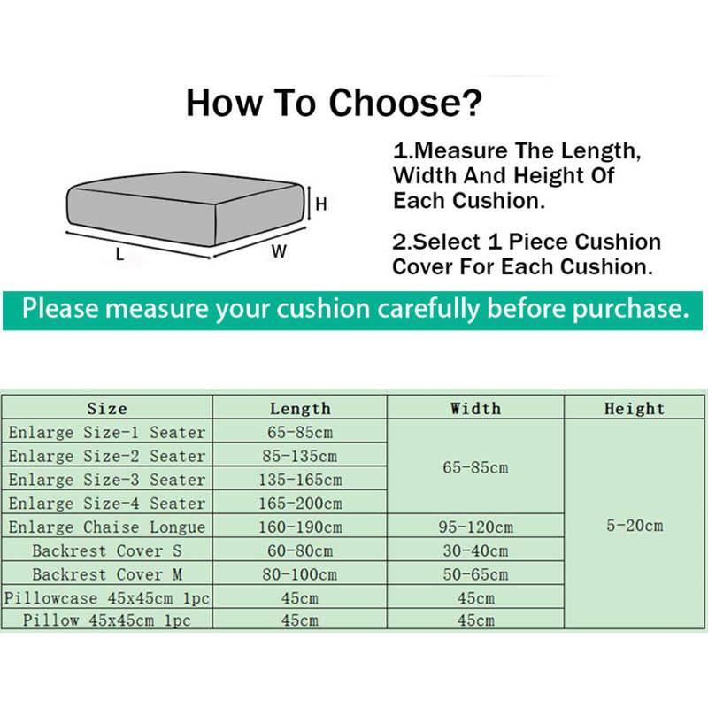 Product Introduction of Christmas Sofa Seat Cover Corner Couch Cushion Slipcover Combination Sofa Mattress L-shaped Chaise Lounge Covers 37