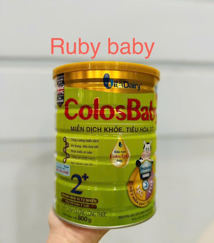 Vitadairy - rubybaby - sữa công thức Colos baby Gold mẫu cũ/ Bio/ IQ/ d3k2/ Thanh nhạt mới 400g 800g cho bé