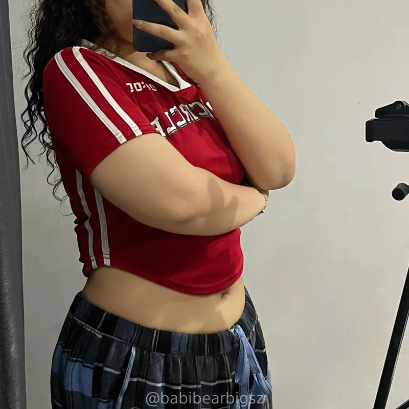 [BABIBEARBIGSZ] ÁO CROPTOP CHẤT TĂM LẠNH BIGSIZE 60-90KG 2