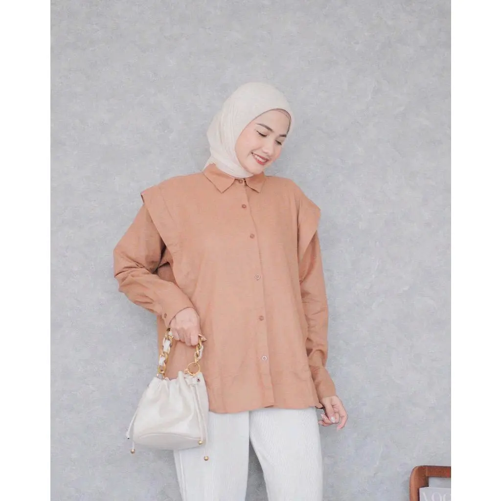 Kemeja wanita variasi rumbay samping