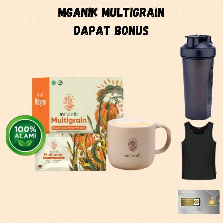 mGanik Multigrain Labu Kuning 500gr - Superfood Diabetes Alami