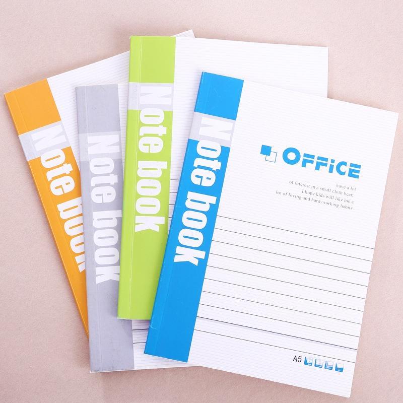 A5 Notebooks 40/60/80/132 Pages Daily Business Office Work Notepads ...