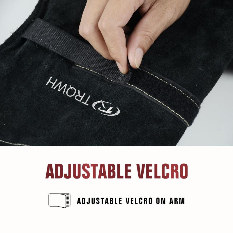 TRQWH Flame-resistant Welding Sleeves, Safety Durable Protective Gear, Comfortable Flame-resistant Arm Protector, Welding Accessories 7