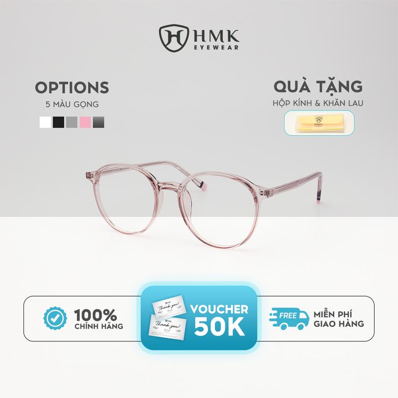 Gọng Kính Nhựa Dẻo HMK Eyewear Dáng Oval Dễ Thương Nhiều Màu Sắc - HMK8316 - Mắt Kính