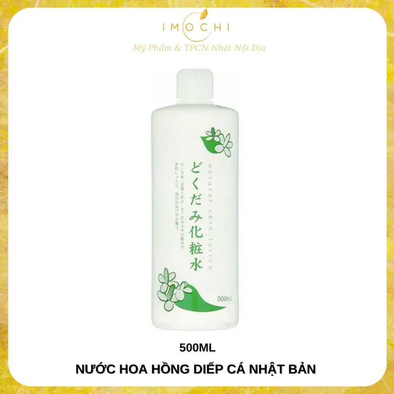 Nước Hoa Hồng Diếp Cá Dokudami Natural Skin Lotion Nhật Bản 500ml 0