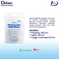 Gambar DoCare Disposable Bed Sheet 80 / Sprei Medis Pasien Sekali Pakai / Sprei Waterproof / Disposable dan higienis - Bed Sheet 80 dari Docare Laras Indonesia Kab. Bekasi 3 Tokopedia