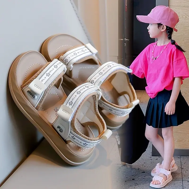 Sandal quail hậu cao cấp bé gái nhẹ êm, phong cách 2