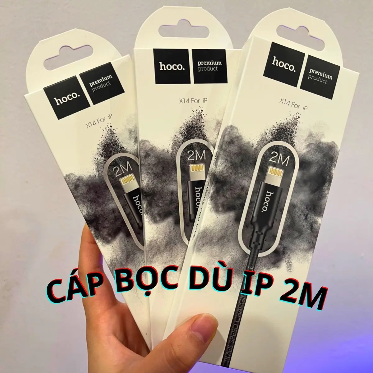 [BẢO HÀNH 12 THÁNG] CÁP SẠC HOCO X14 IPHONE BỌC DÙ CHỐNG GẪY GẬP-CÁP SẠC USB TO IPHONE- HỖ TRỢ SẠC NHANH 2.4A IPHONE-DÀI 1M VÀ 2M Phụ Kiện