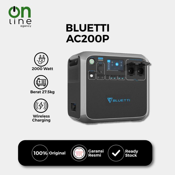 Jual BLUETTI AC200P Portable Power Station | 2000W 2000Wh - Jakarta ...