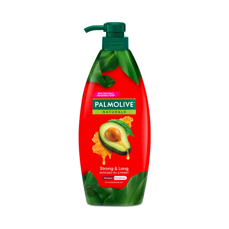 Dầu Gội Kèm Xả Palmolive Dài Mượt Chắc Khỏe 600ml 5