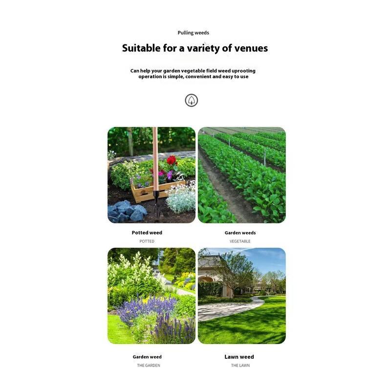 Product Introduction of Weeding household weeding tools  no bending over  standing upright  fast weeding  root removal  uprooting devices 8