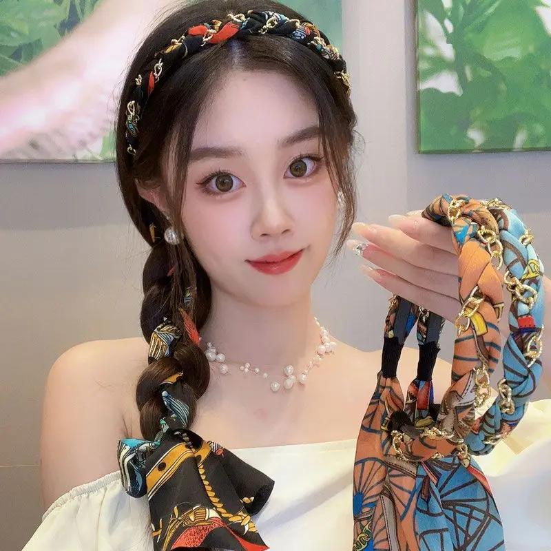 Phụ Kiện Tóc Vải, Phong Cách Kỳ Nghỉ, Băng Đô Satin Kiểu Pháp, Dây Đeo Nhẹ Nhàng Cổ Điển Ruy Băng, Băng Đô Nổi Tiếng Trên Internet Tích Hợp, 2024