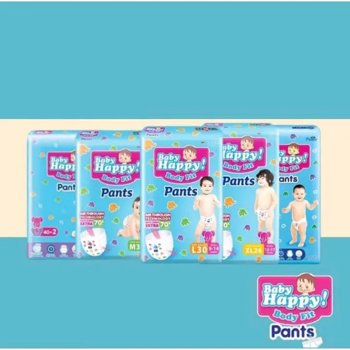 Baby happy pants S38+2 / M34 / L30 / XL26 / XXL24