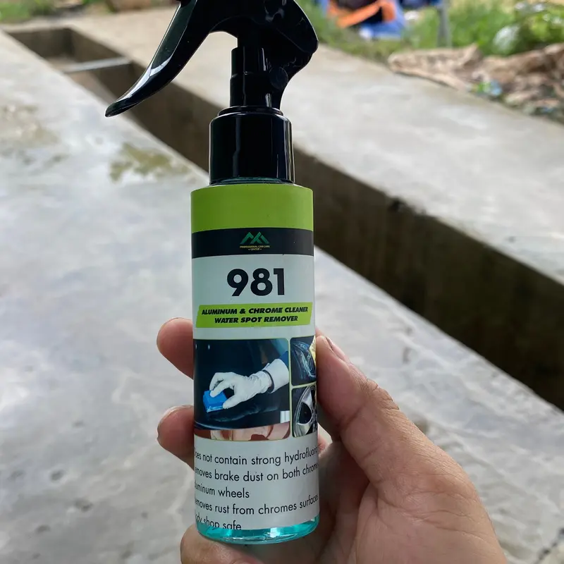 Tẩy ố Kính, Crom, mặt sơn 0