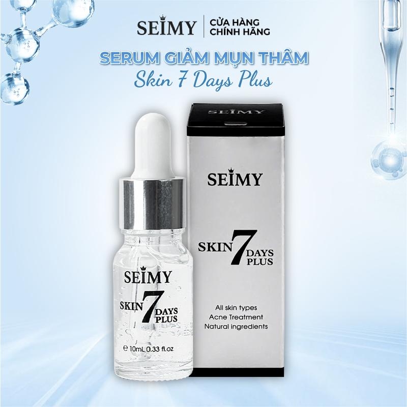 Serum hỗ trợ mụn thâm Seimy - Skin 7 Days Plus 10ml Skincare