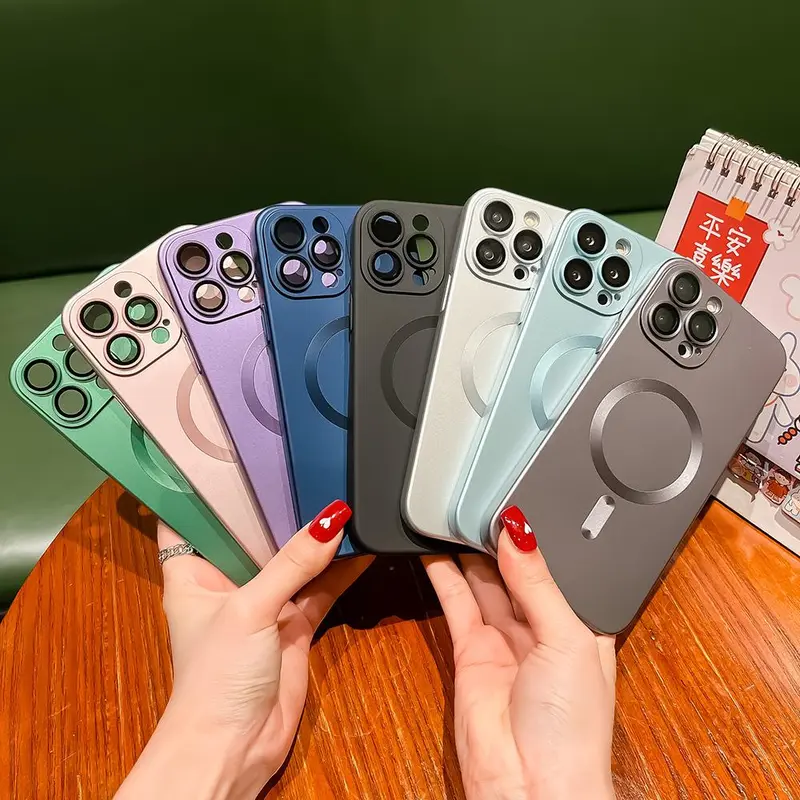 Ốp Sạc Không Dây Từ Tính, Dành Cho iPhone 15 14 13 12 11 Pro XS Max XR X 8 Plus SE 2022 2020, Ốp TPU Mềm 2