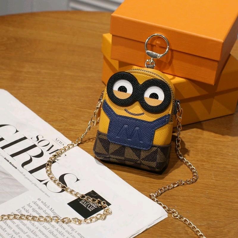 TAS SELEMPANG MINIONS/ TAS SELAMPANG MINIONS KUNCI LIPSTIK/ TAS SELEMPANG MINIONS CUTE 0