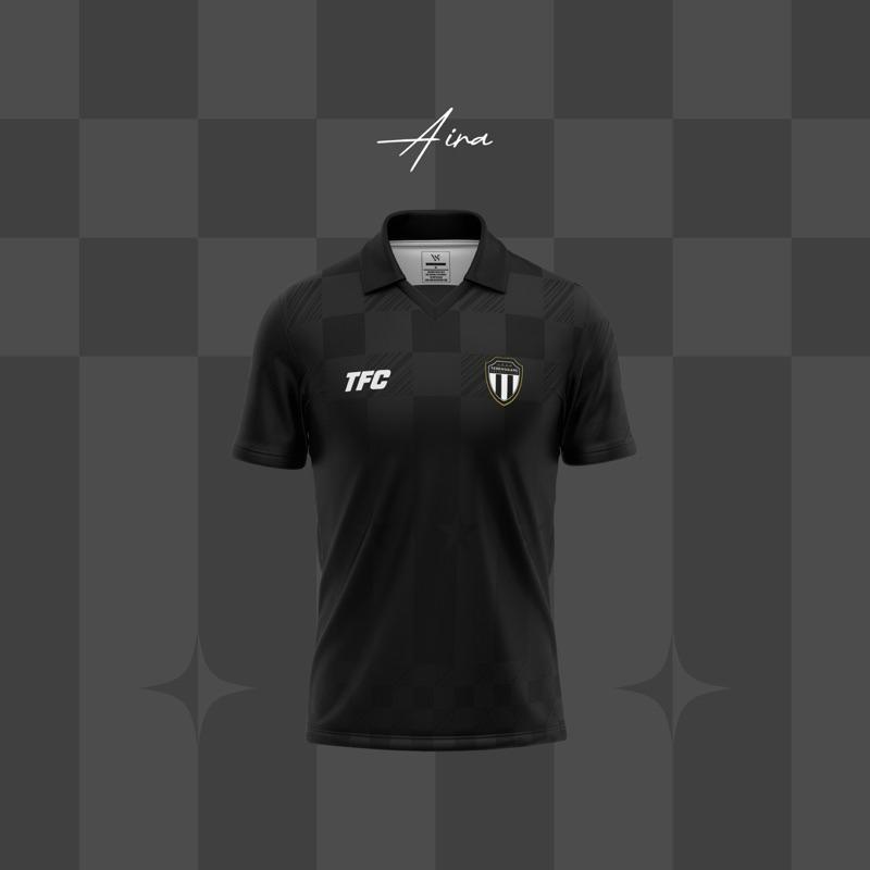 Product Introduction of TFC Black Jersey Terengganu Retro Collar Unisex Shirt 4