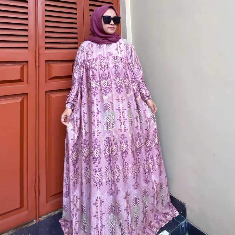Gamis Wanita Muslimah Sahira Jumbo Rayon Viscose Premium 0