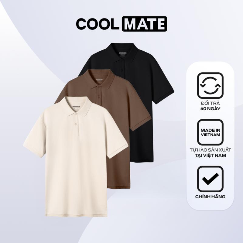  Combo 3 Áo Polo nam Pique Cotton Úc - Coolmate 