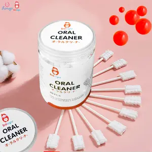 Bo&Yu 1 Tube (30 Pcs) Pembersih Mulut Bayi New Born / Baby Mouth Cleaner / Oral Cleaner Kapas Batang Sikat Gigi Sikat Bayi Lidah Untuk Bayi 0-3 Tahun / Pembersih Sisa Asi di Mulut Bayi