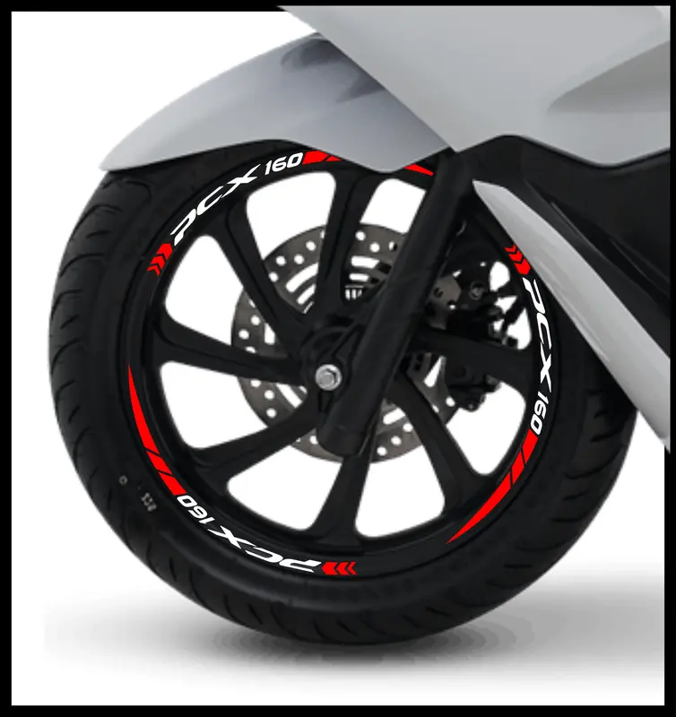Stiker Velg PCX 160 list cutting sticker Bahan Nyala fosfor 1