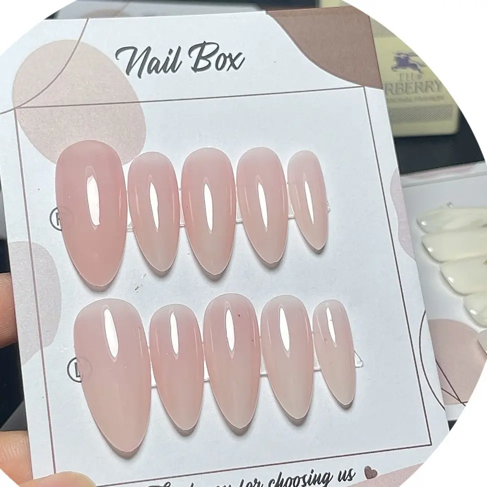 Nail box T04-011 sơn trơn hồng thạch baby