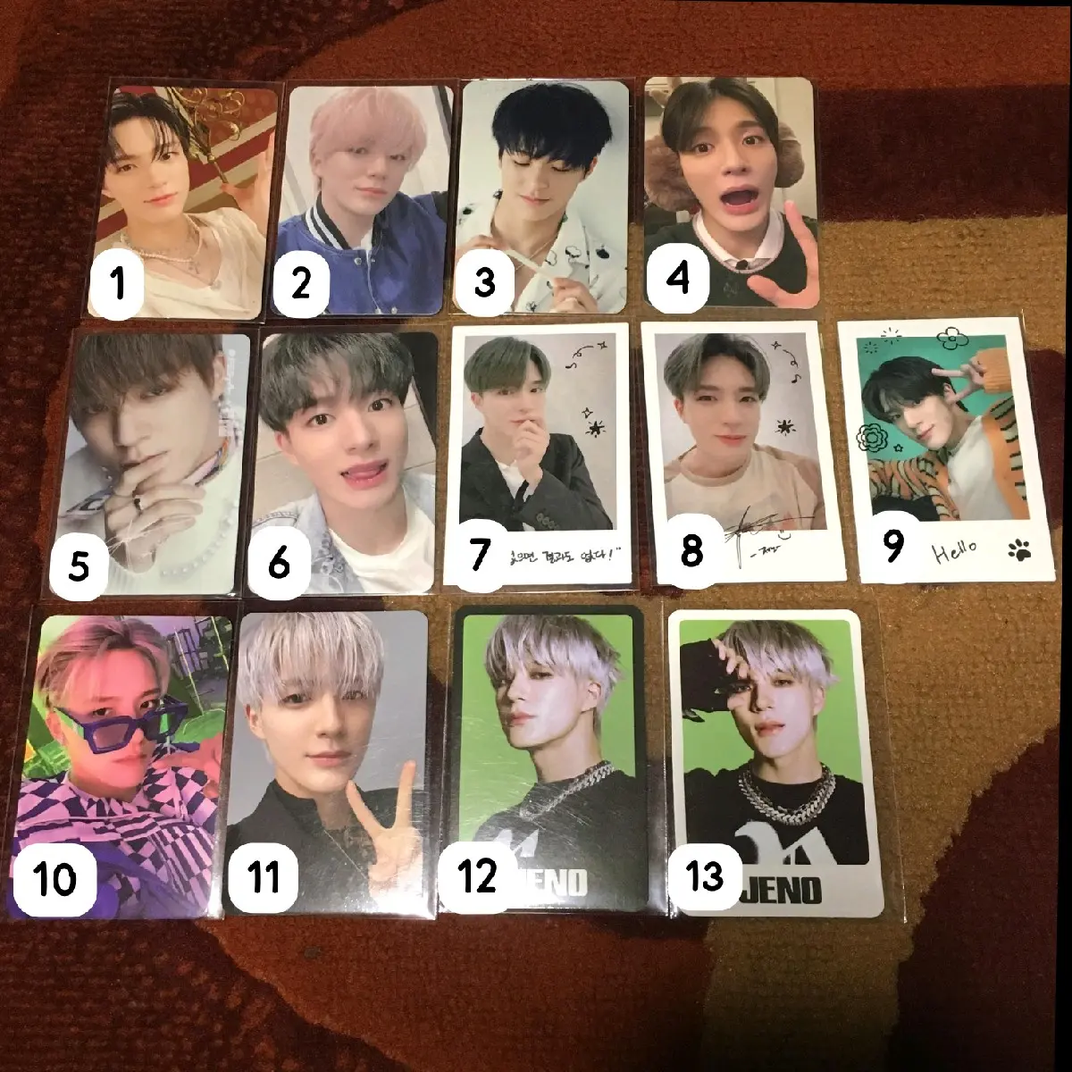PHOTOCARD JENO NCT OFFICIAL