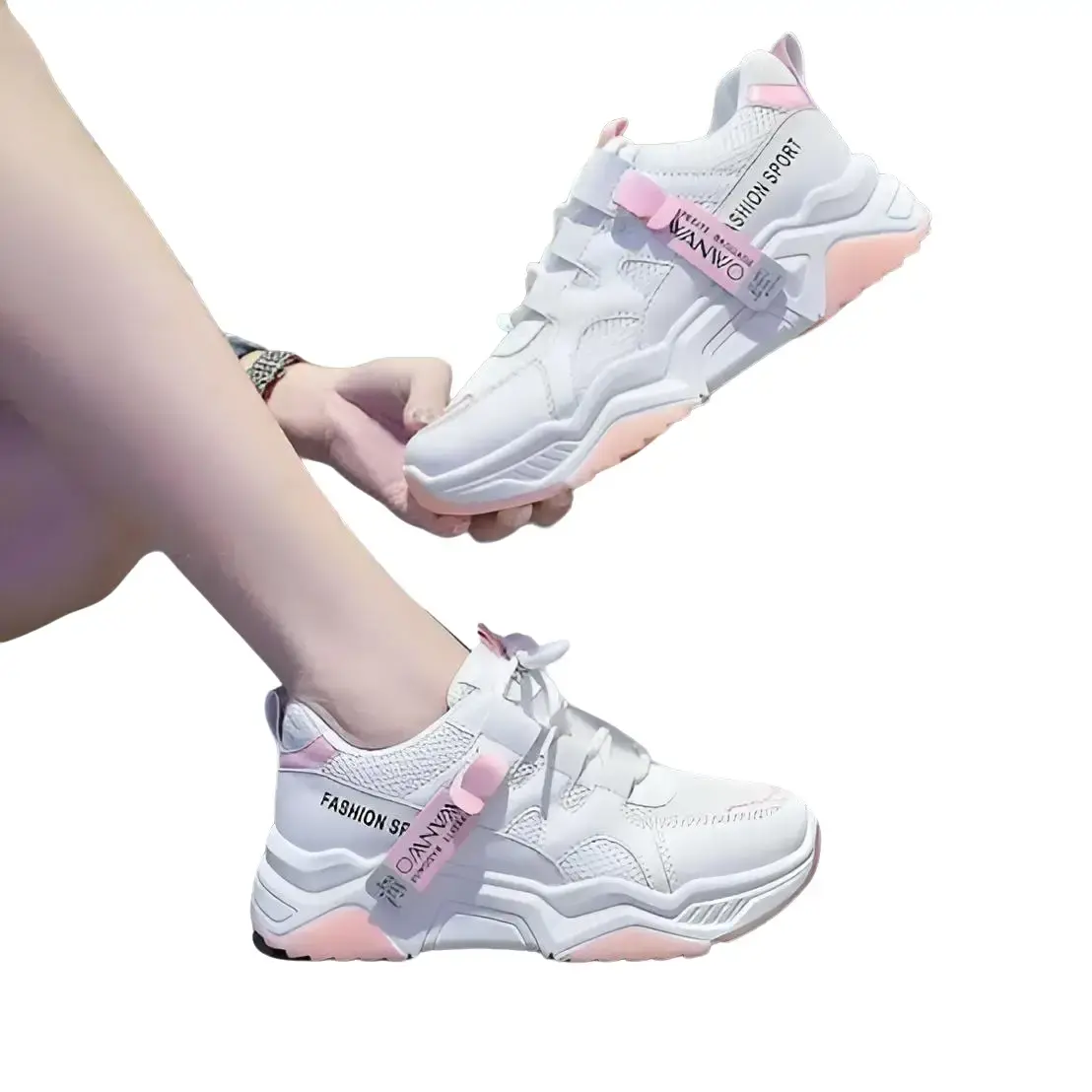 ZEVANIAShoes- Sepatu Sneakers Wanwo Sepatu Putih Wanita Casual Shoes Sport