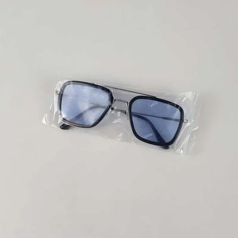 RBVTURAS Kacamata Tony Stark Steampunk HD Sunglasses Metal Frame - 66218 1