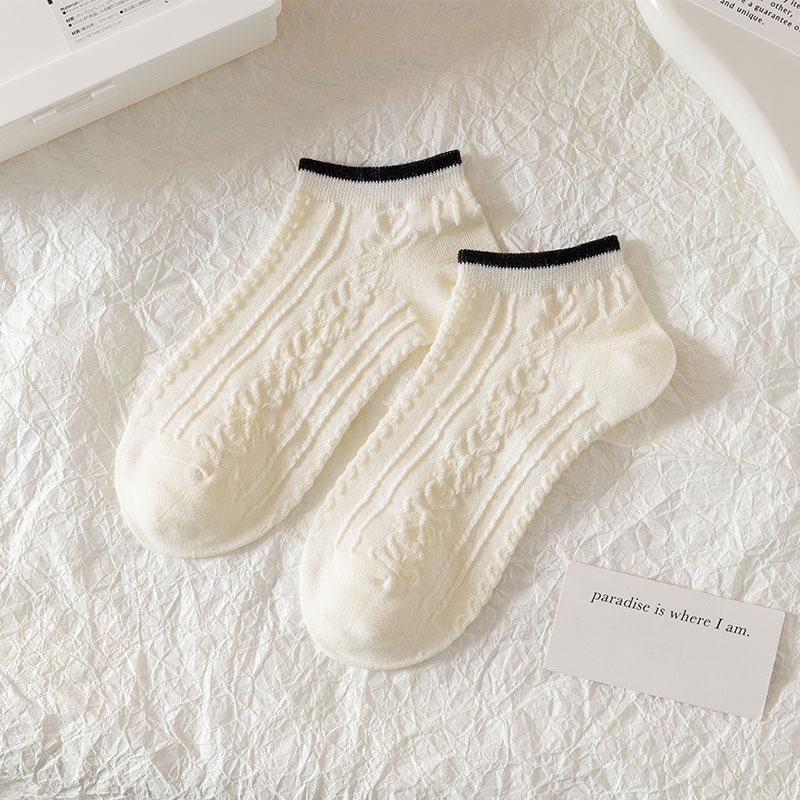 Product Introduction of Women Casual Plain Basic Socks 20