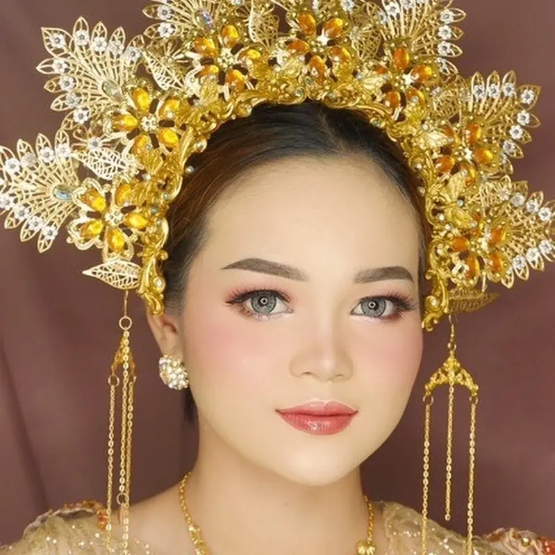 Sunting mawar merak/sunting melayu/ sunting minang/ suntiang/ sunting modifikasi/ sunting viral/sunting murah/ sunting mewah/ mahkota pengantin 1