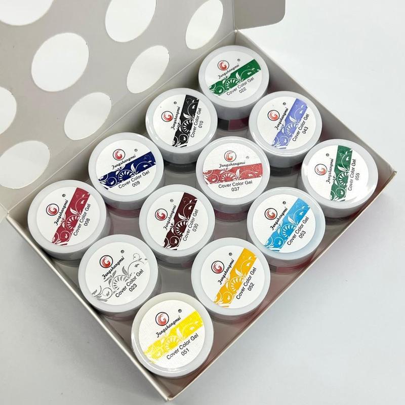  Set gel FENGSHANGMEI chính hãng - gel vẽ nổi chất đậm đặc 12 màu chuyên dụng   Nail Giá Tốt   