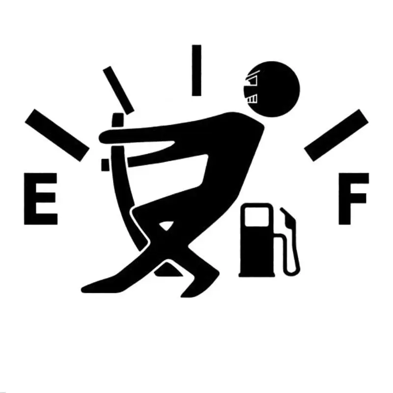 Creative Fuel Fill Pattern Car Sticker, Car Fuel Tank Cap Sticker, Car Body Decal, Universal Funny Signs Decal for Car