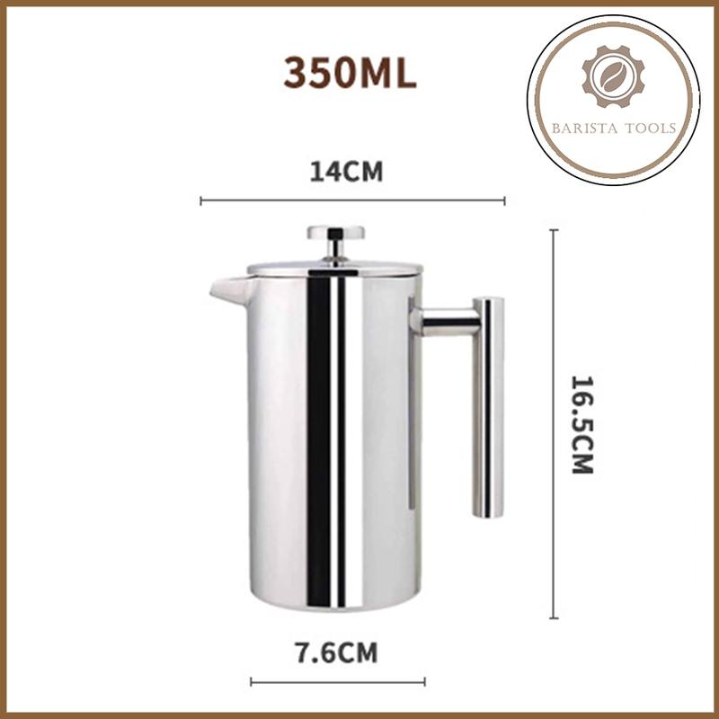 Bình pha cà phê kiểu Pháp French Press bằng thép không gỉ 5