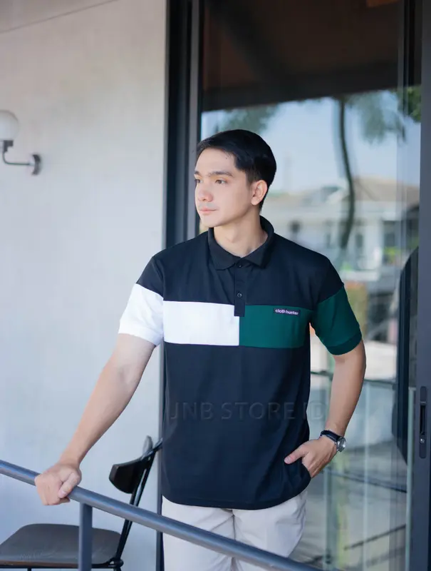 Polo Shirt Pria VOID Lengan Pendek Polo Formal Business Atasan Pria Dewasa 4