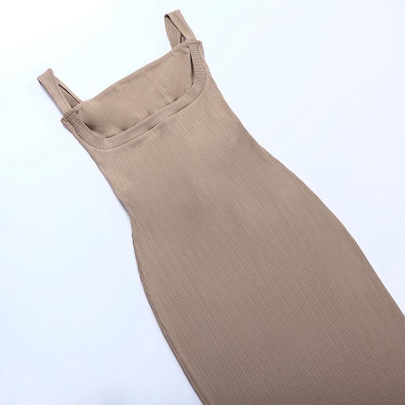 Product Introduction of CCCindee Women's 2024 Light and Mature Wind Knitted Suspender Dress 2