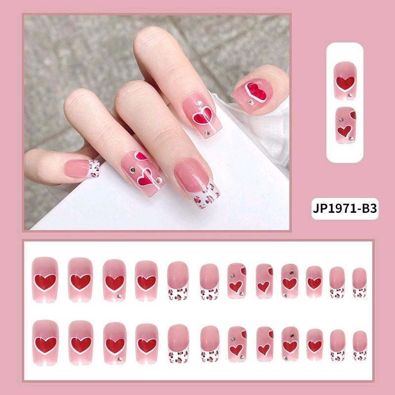 Móng giả 24 móng ,kèm keo dán