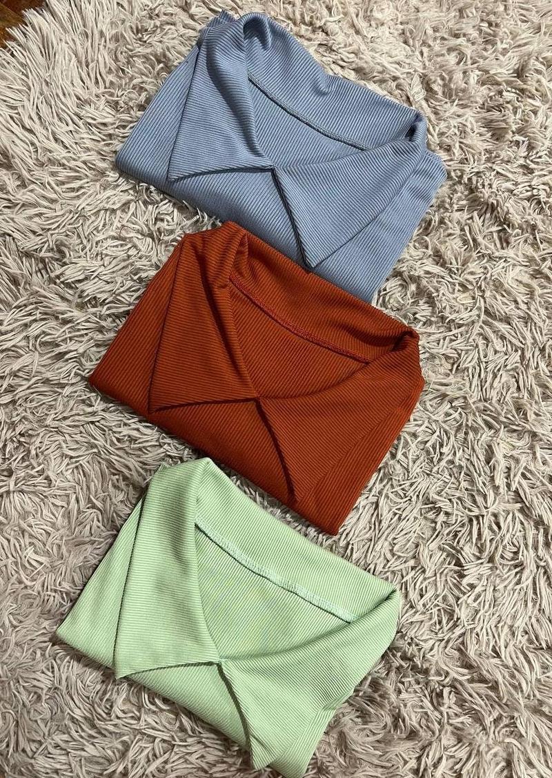 Product Introduction of Plus Size COLLAR TOP - (Sizes L-3XL) The Ultimate Cotton Knitted Basic Shirt for Women Fashion Ladies Polo Casual Fabric Womenswear Essential Piece Lingerie Lady Comfort Short Sleeve 9